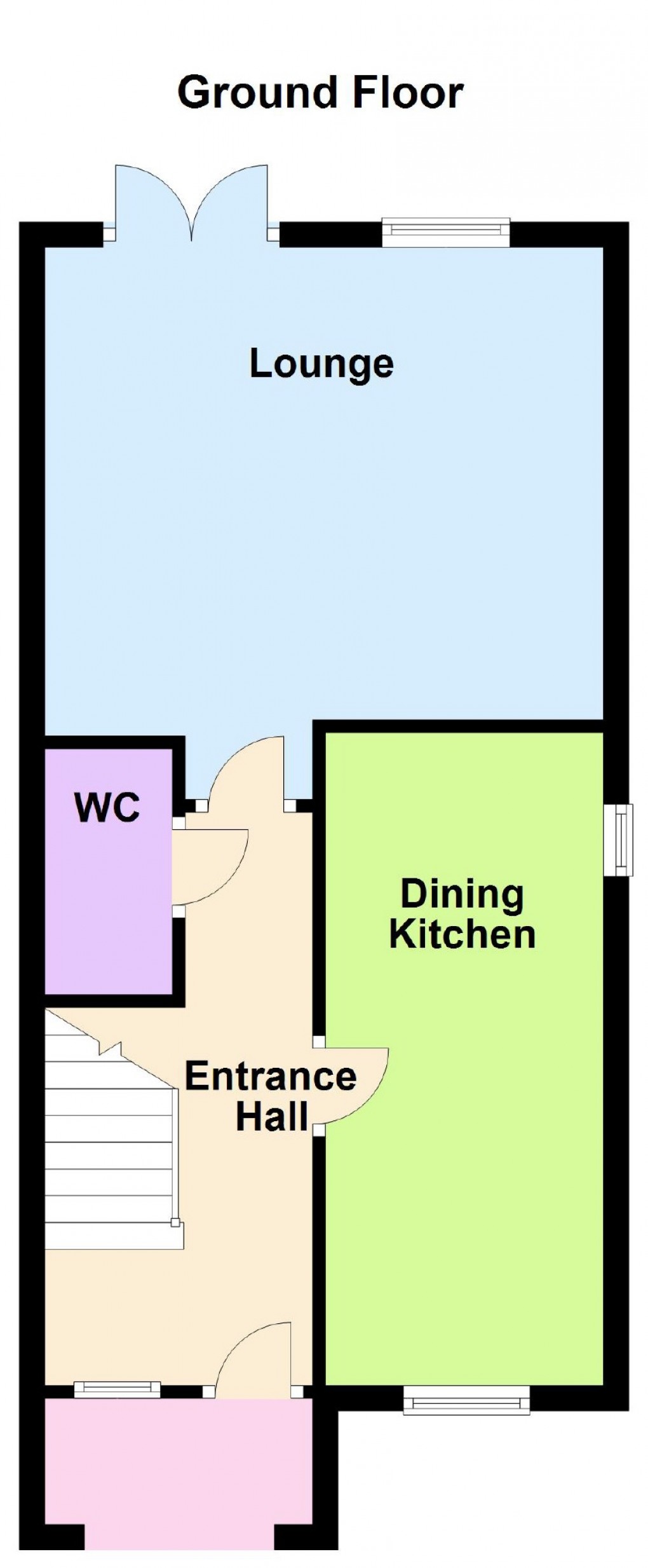 Floorplan for The Meadows, Dove Holes, Derbyshire