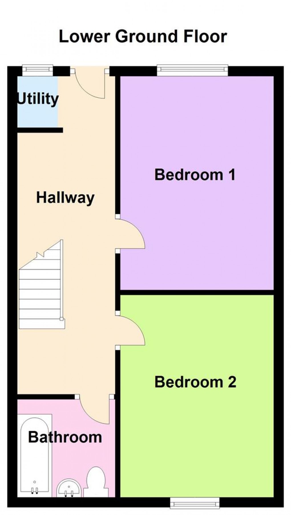 Floorplan for Fairfield Road, Buxton