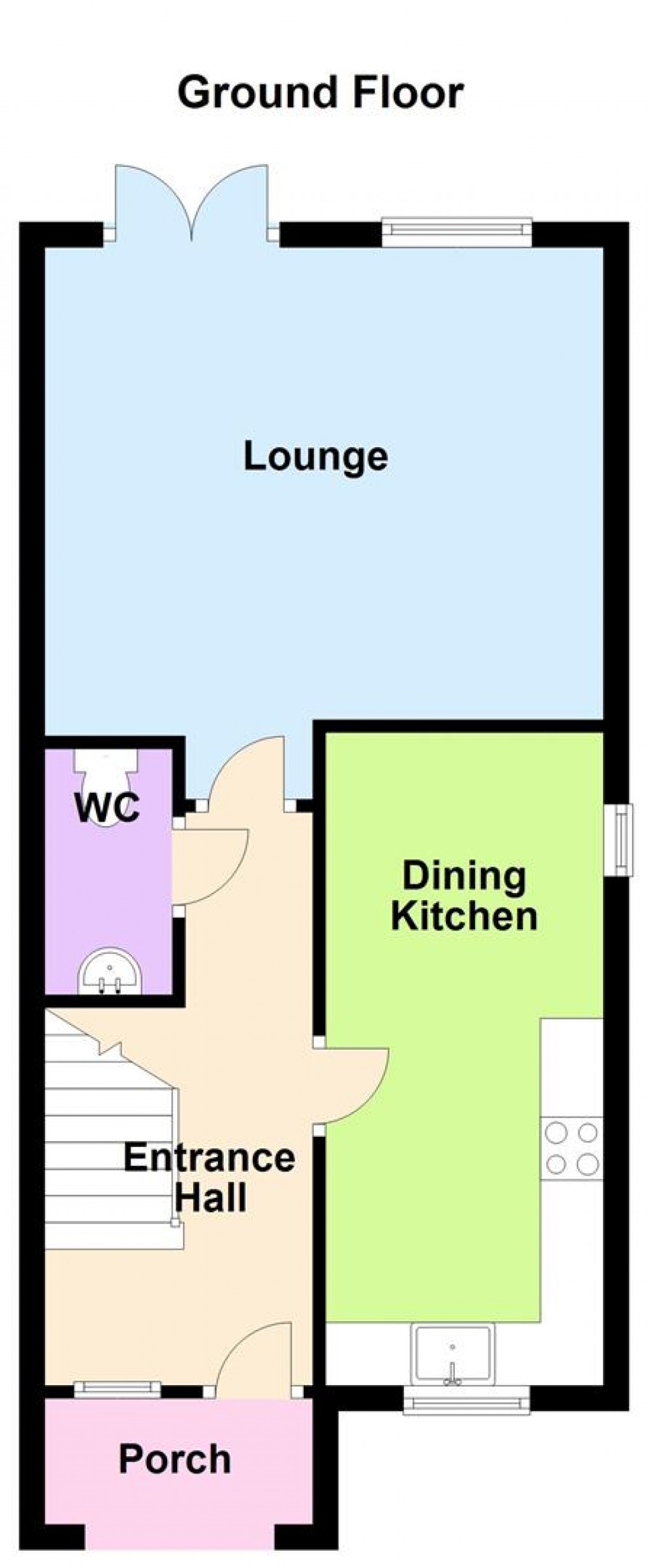 Floorplan for The Meadows, Dove Holes