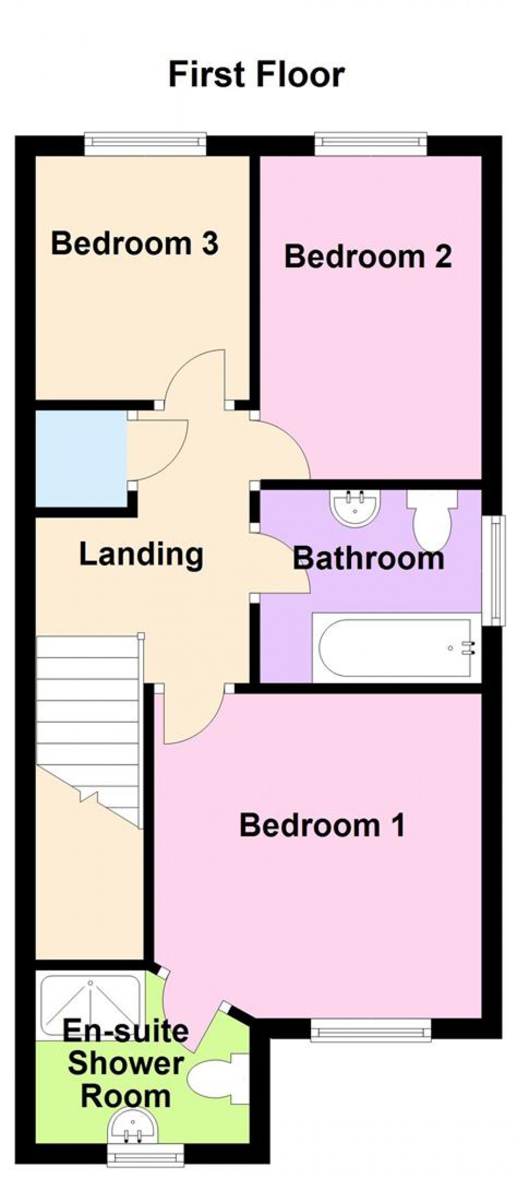 Floorplan for The Meadows, Dove Holes