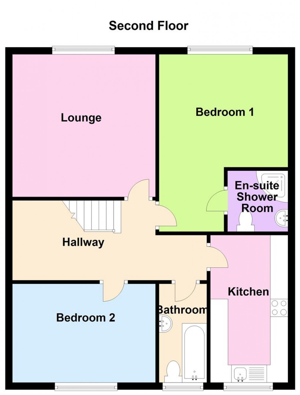 Floorplan for London Road, Buxton