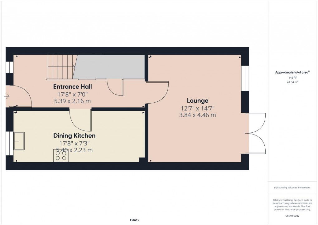 Floorplan for The Meadows, Dove Holes