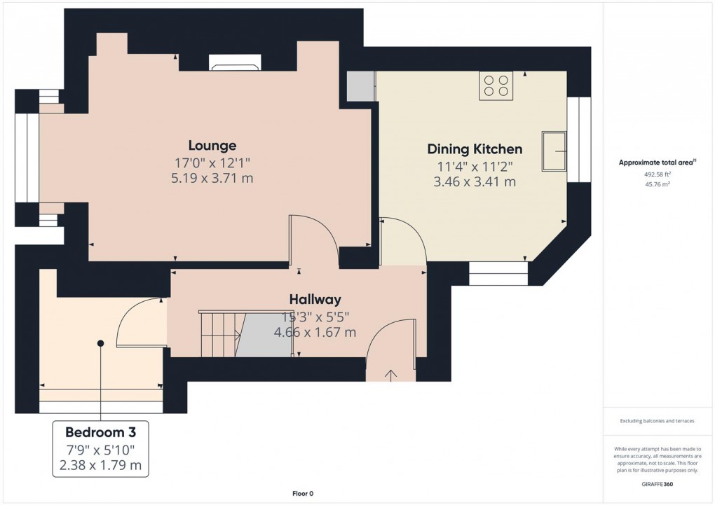 Floorplan for Manchester Road, Buxton