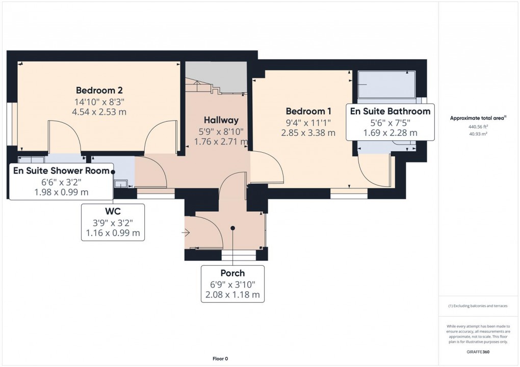 Floorplan for Burbage Hall, Macclesfield Road, Buxton