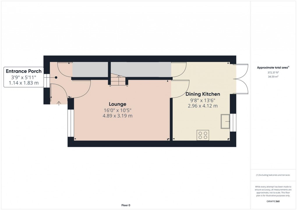 Floorplan for Park Road, Buxton