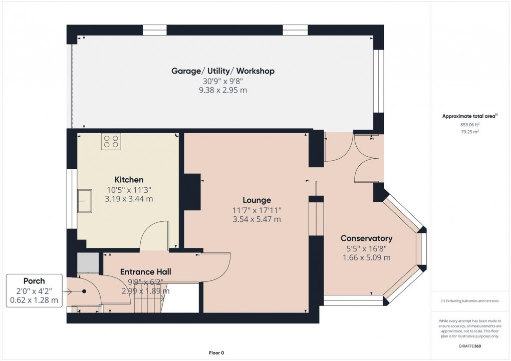 Floorplan for Victoria Park Road, Buxton