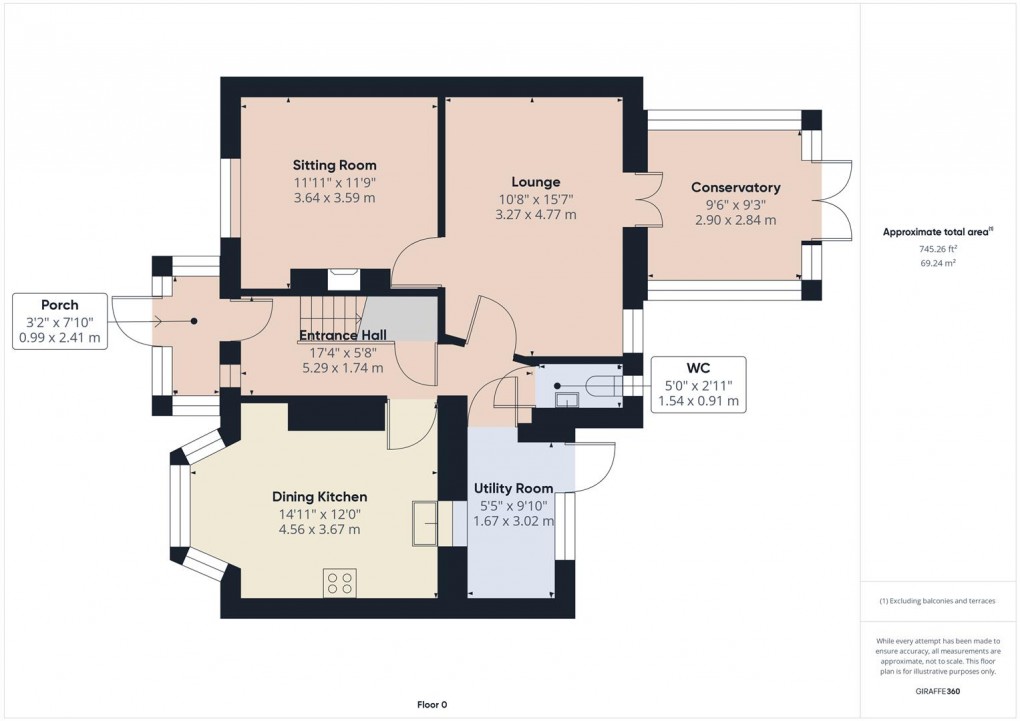 Floorplan for Lightwood Road, Buxton