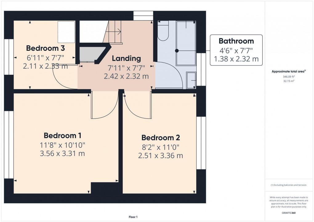 Floorplan for Lathkil Grove, Buxton