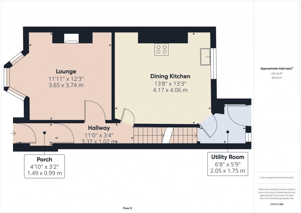 Floorplan for Dale Road, Buxton