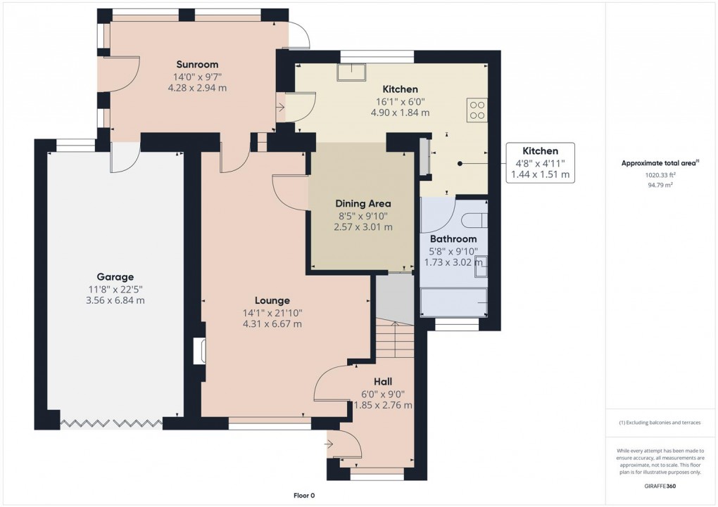 Floorplan for Clifton Drive, Buxton