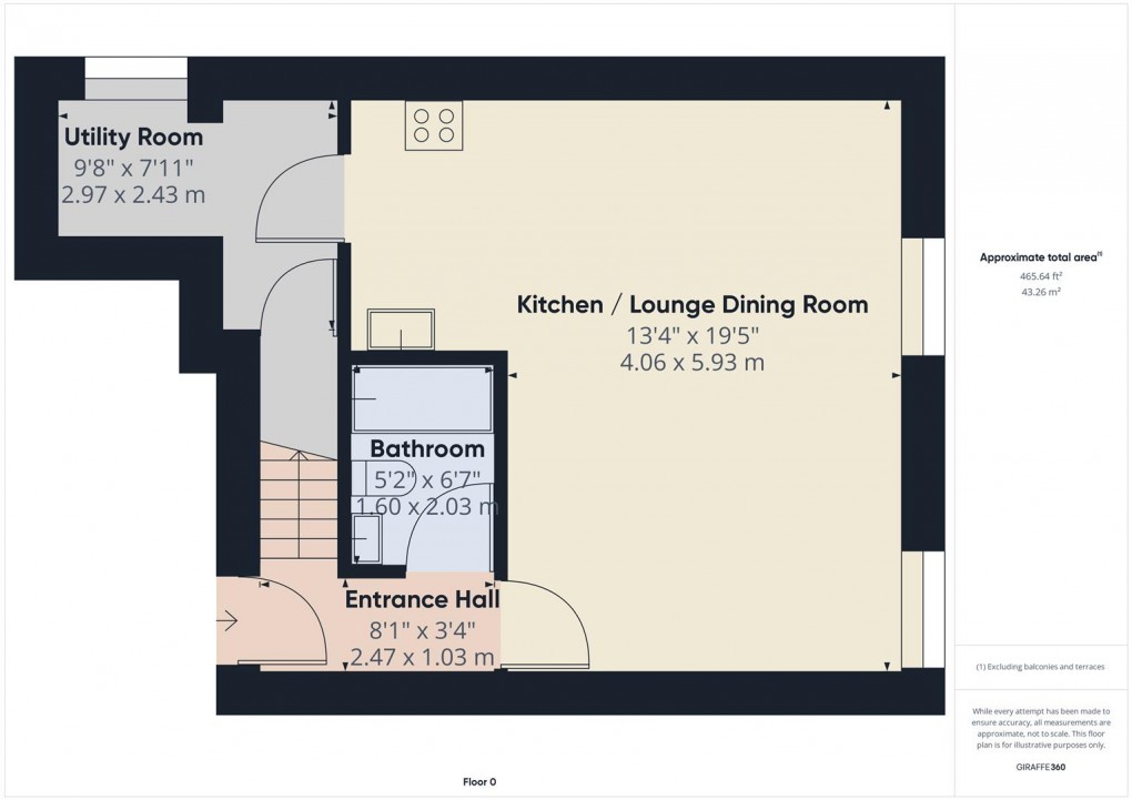 Floorplan for Hardwick Square South, Buxton