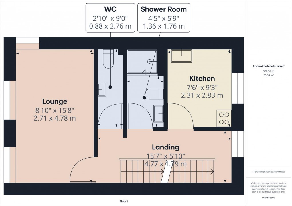 Floorplan for South Street, Buxton