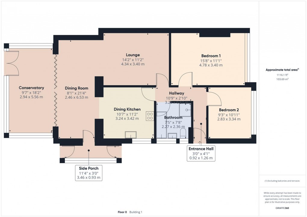 Floorplan for Dovedale Crescent, Buxton