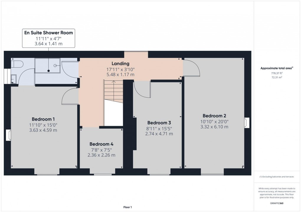 Floorplan for Leek Road, Longnor, Buxton