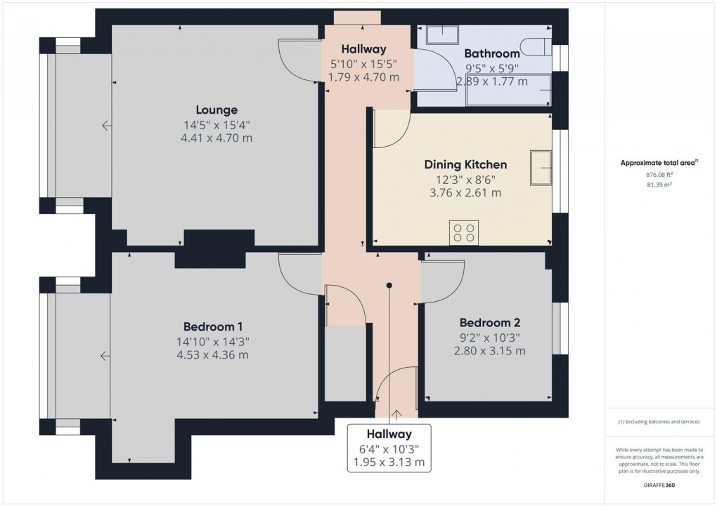 Floorplan for Scarsdale Place, Buxton