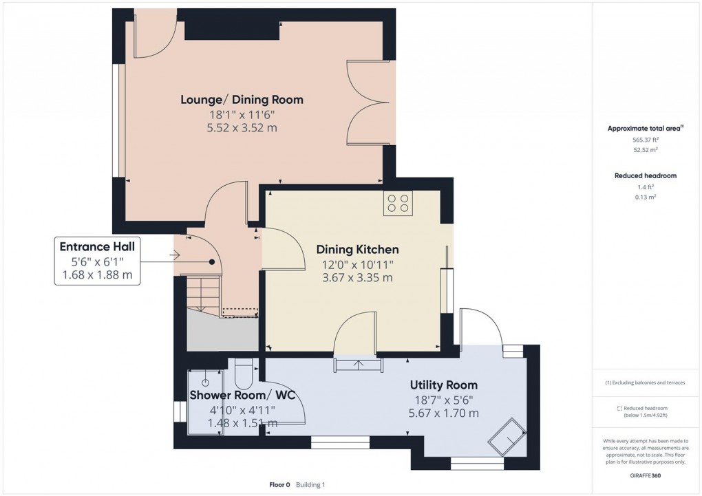 Floorplan for Earl Sterndale, Buxton