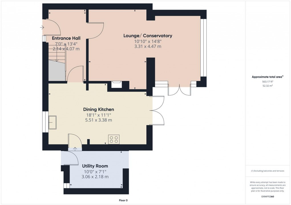 Floorplan for Victoria Park Road, Buxton