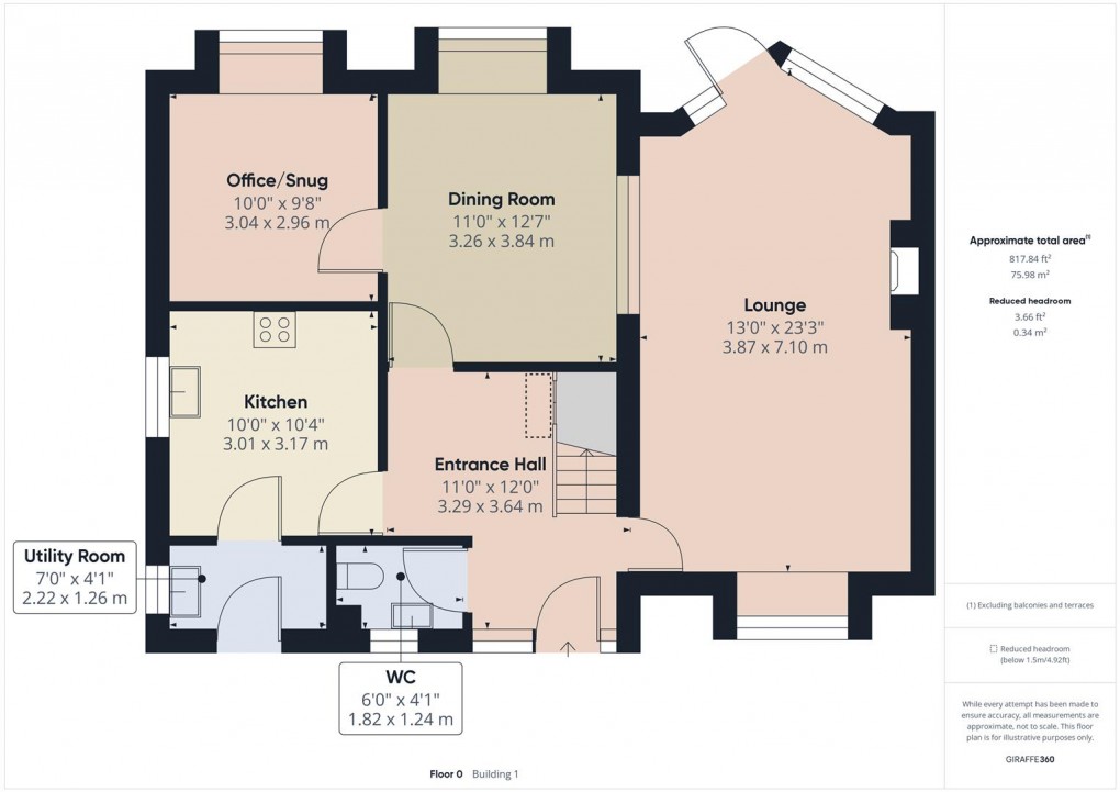 Floorplan for Green Lane, Buxton