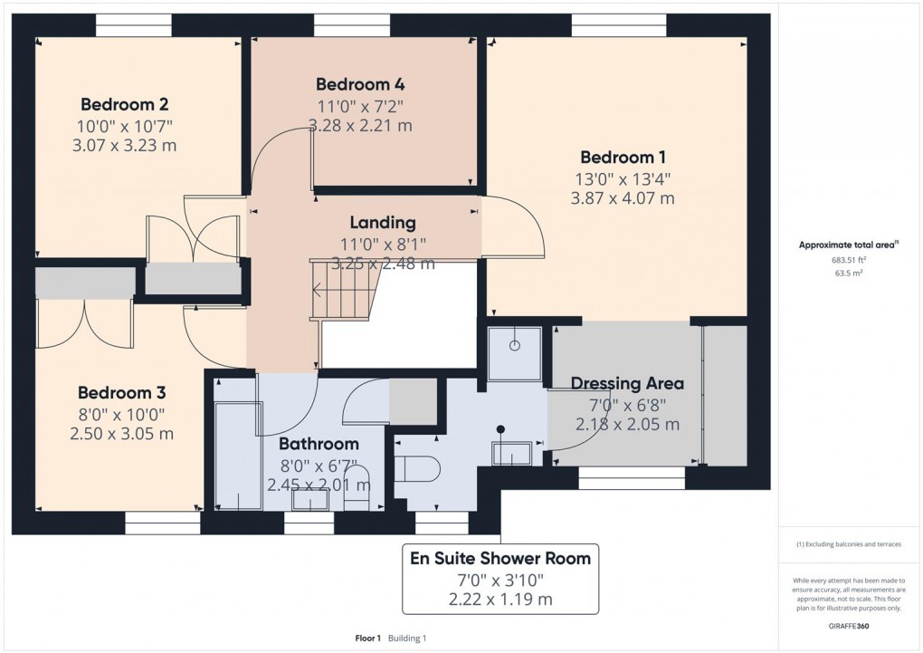 Floorplan for Green Lane, Buxton