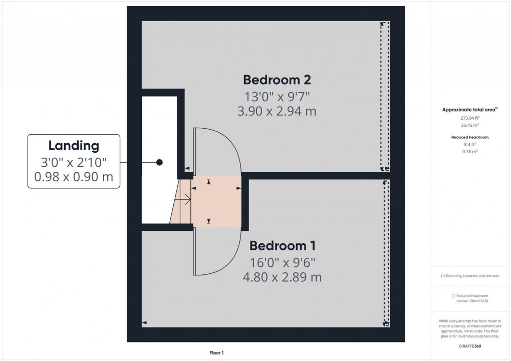 Floorplan for Hardwick Square South, Buxton