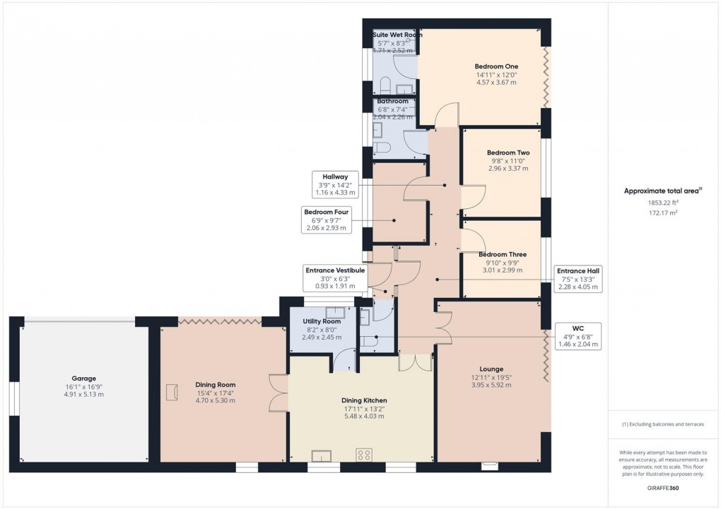 Floorplan for Gadley Lane, Buxton