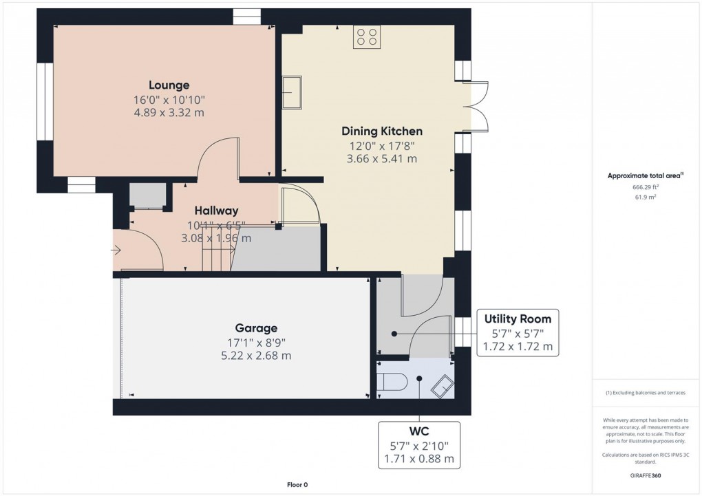 Floorplan for Silkstone crescent, Buxton