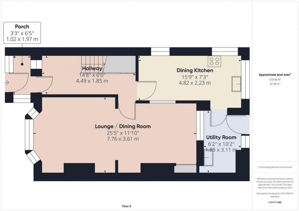 Floorplan for London Road, Buxton