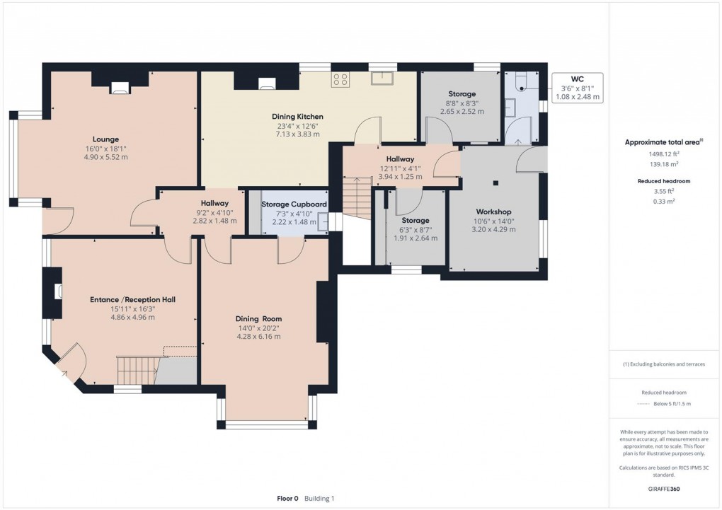 Floorplan for Harpur Hill Road, Buxton