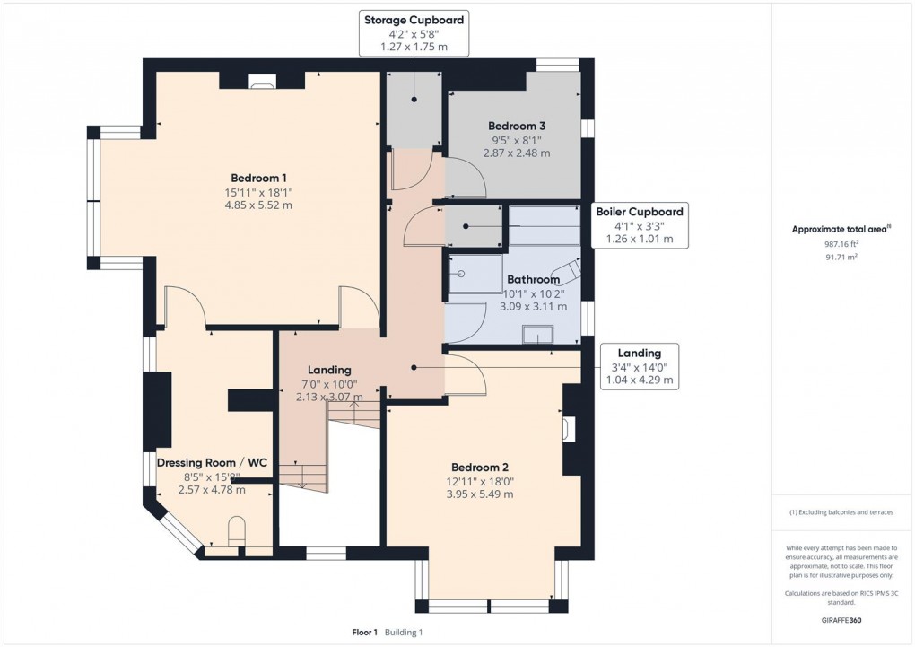 Floorplan for Harpur Hill Road, Buxton