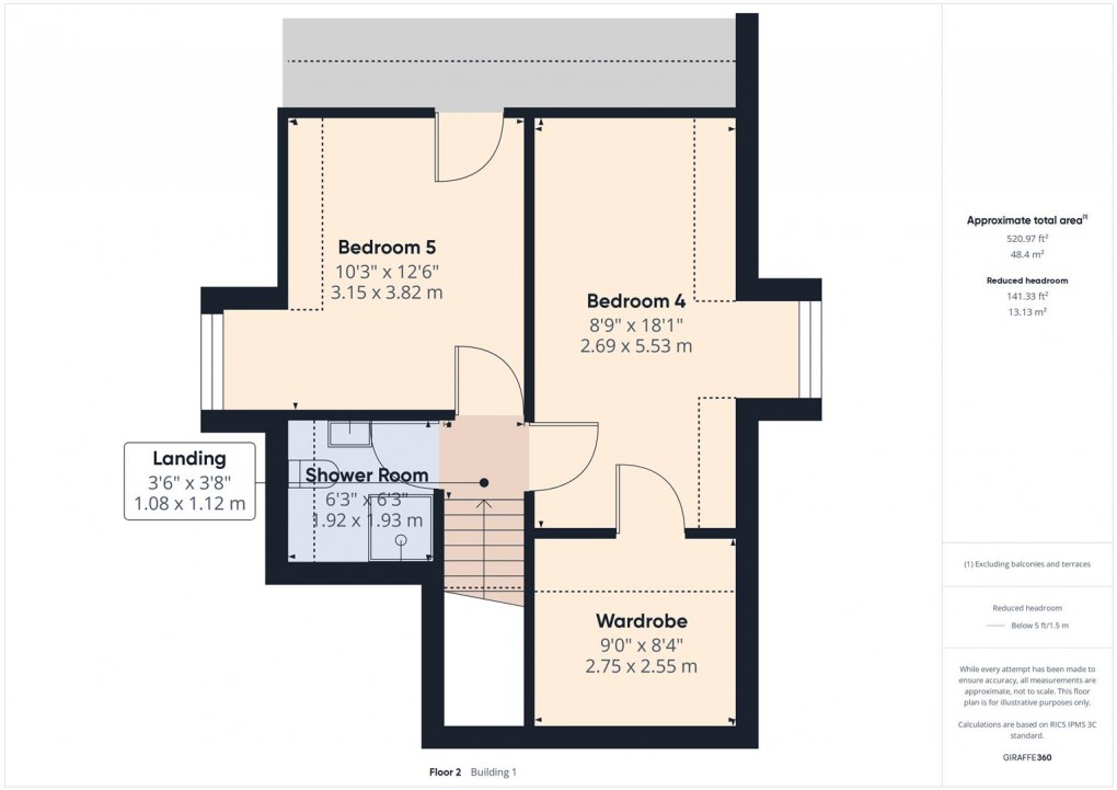 Floorplan for Harpur Hill Road, Buxton