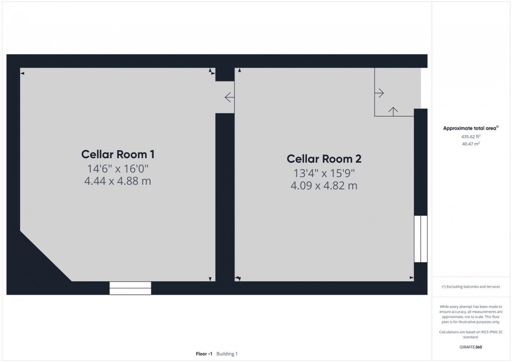 Floorplan for Harpur Hill Road, Buxton