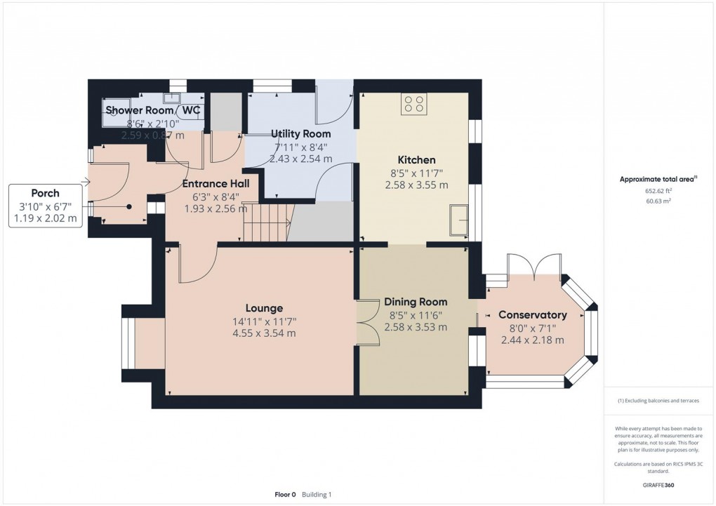 Floorplan for Wye Head Close, Buxton