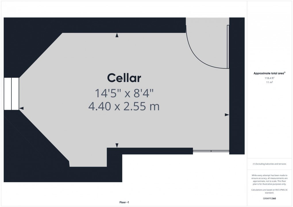 Floorplan for Victoria Park Road, Buxton