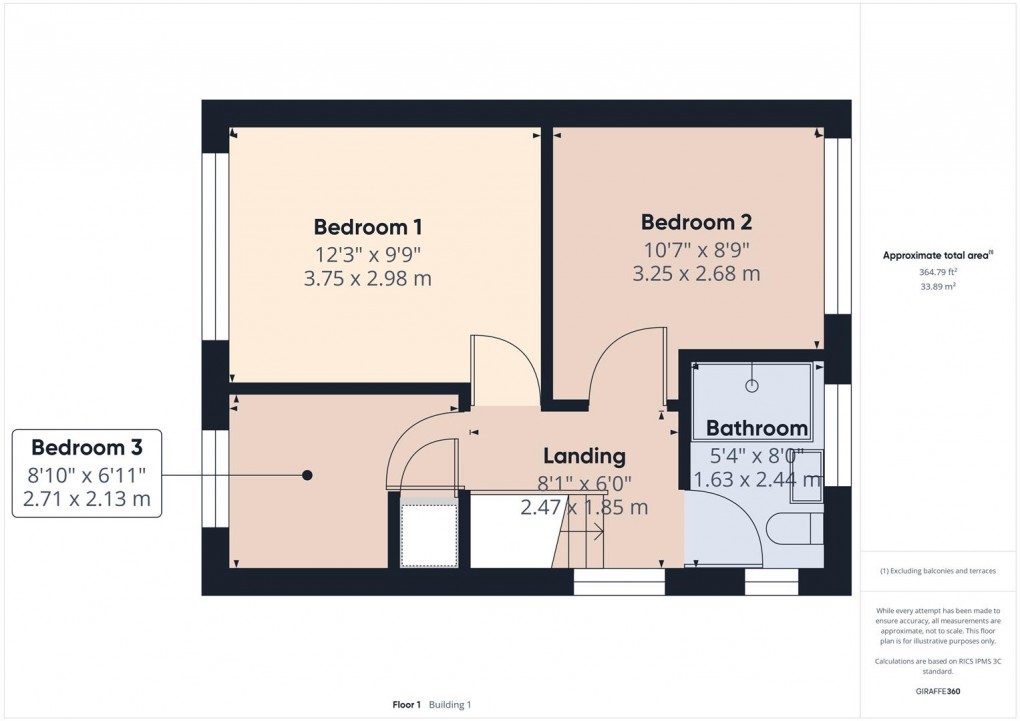 Floorplan for Glenmoor Road, Buxton