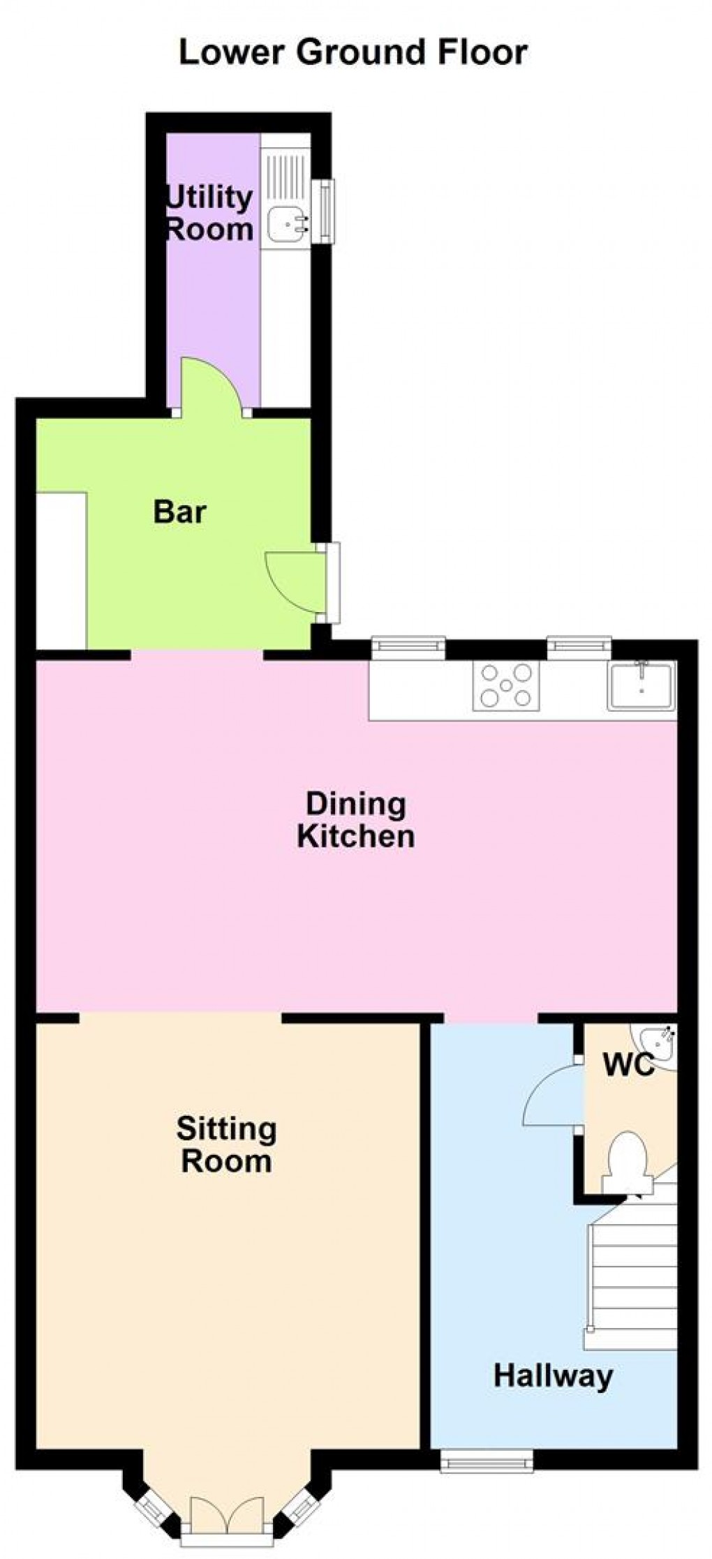 Floorplan for St. James Terrace, Buxton