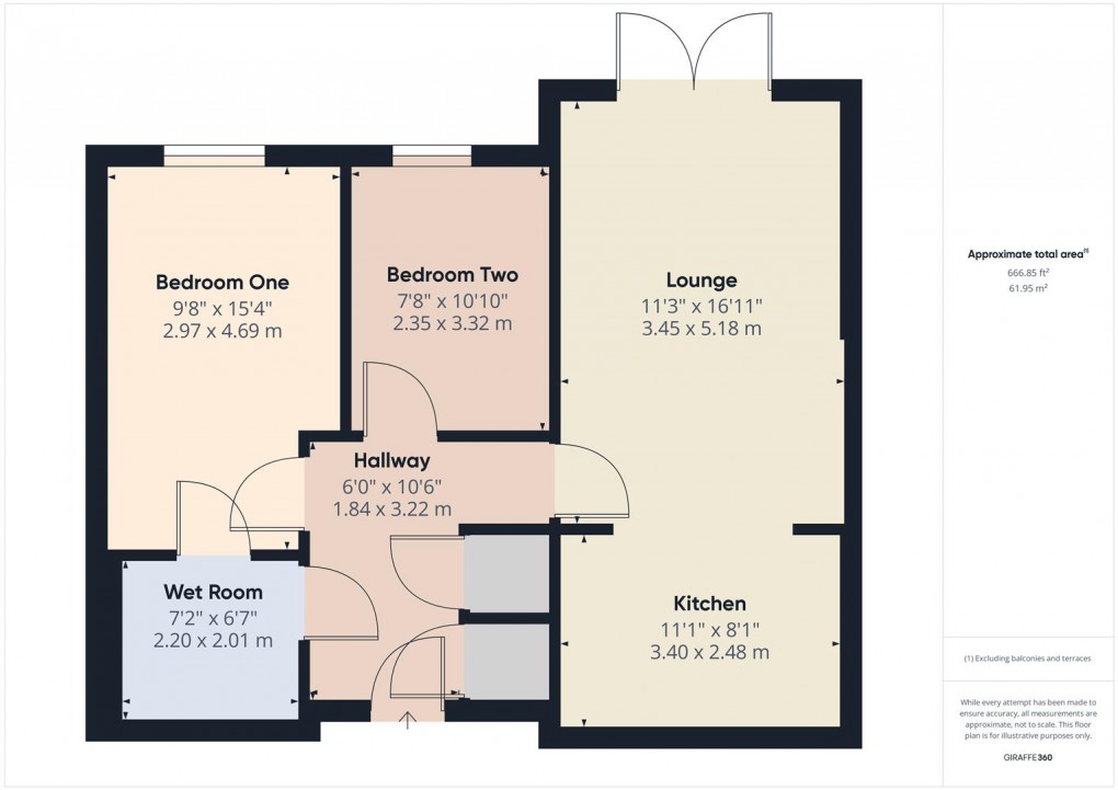 Floorplan for Brown Edge Road, Buxton