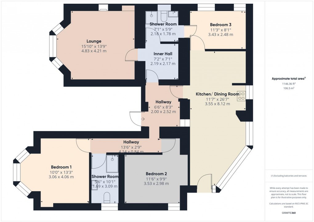 Floorplan for London Road, Buxton