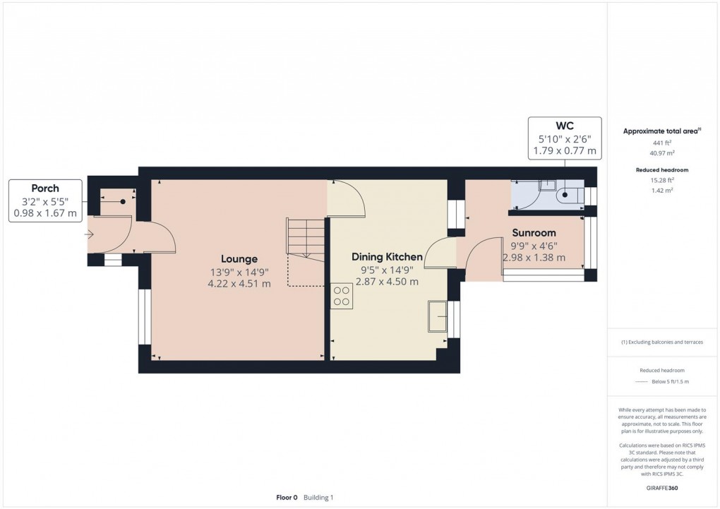 Floorplan for Wye Head Close, Buxton