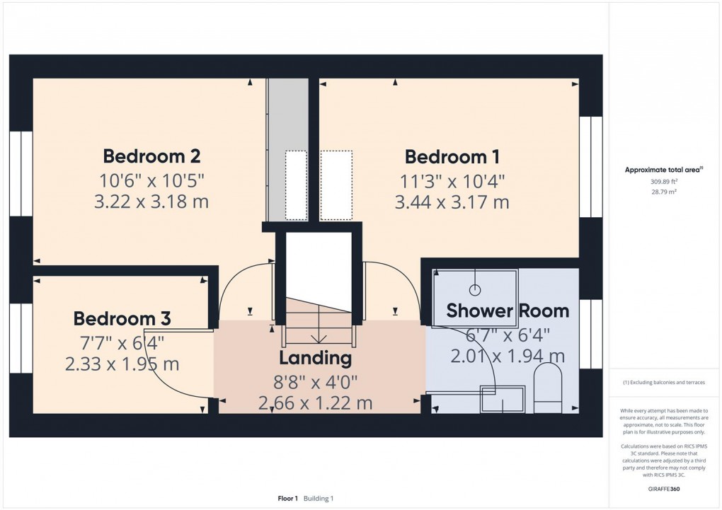 Floorplan for Wye Head Close, Buxton