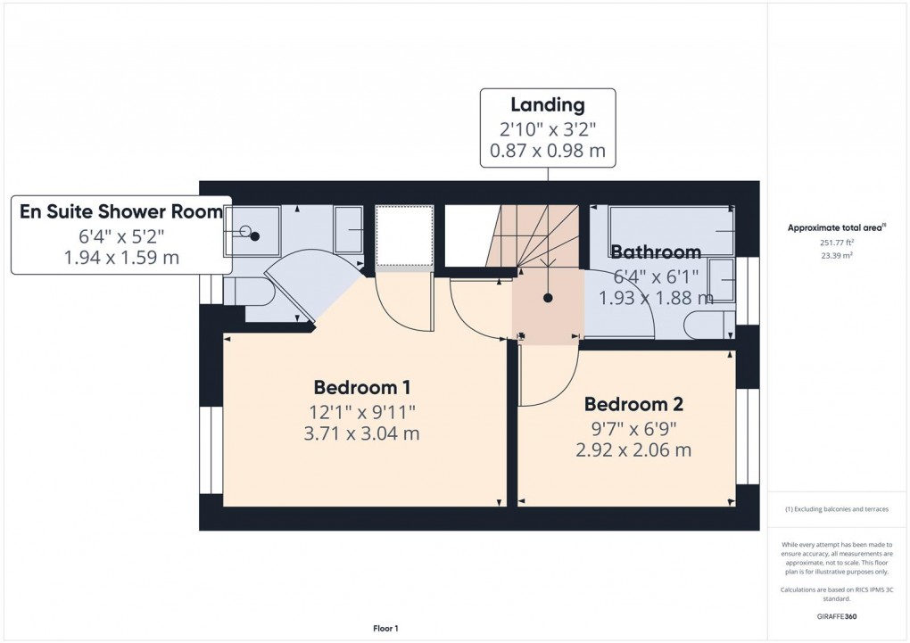 Floorplan for Beech View Drive, Buxton