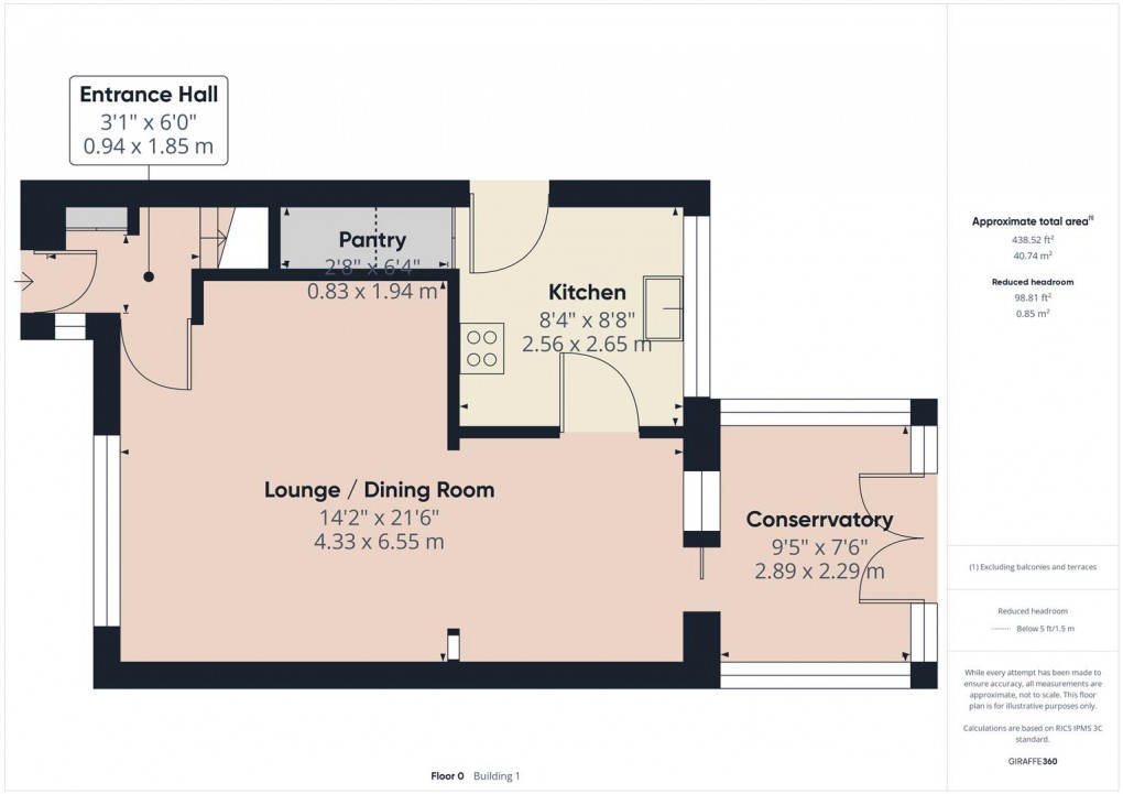 Floorplan for Amberley Drive, Buxton