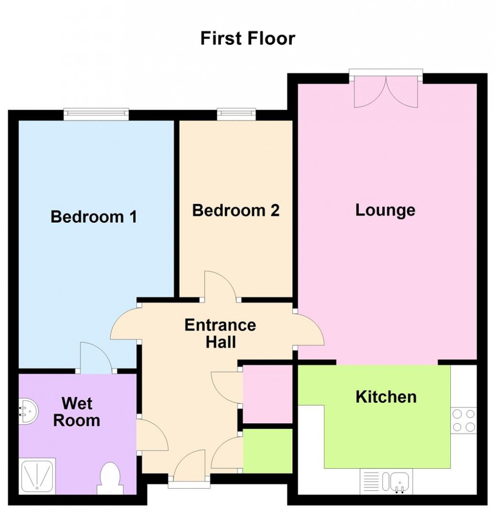 Floorplan for Brown Edge Road, Buxton