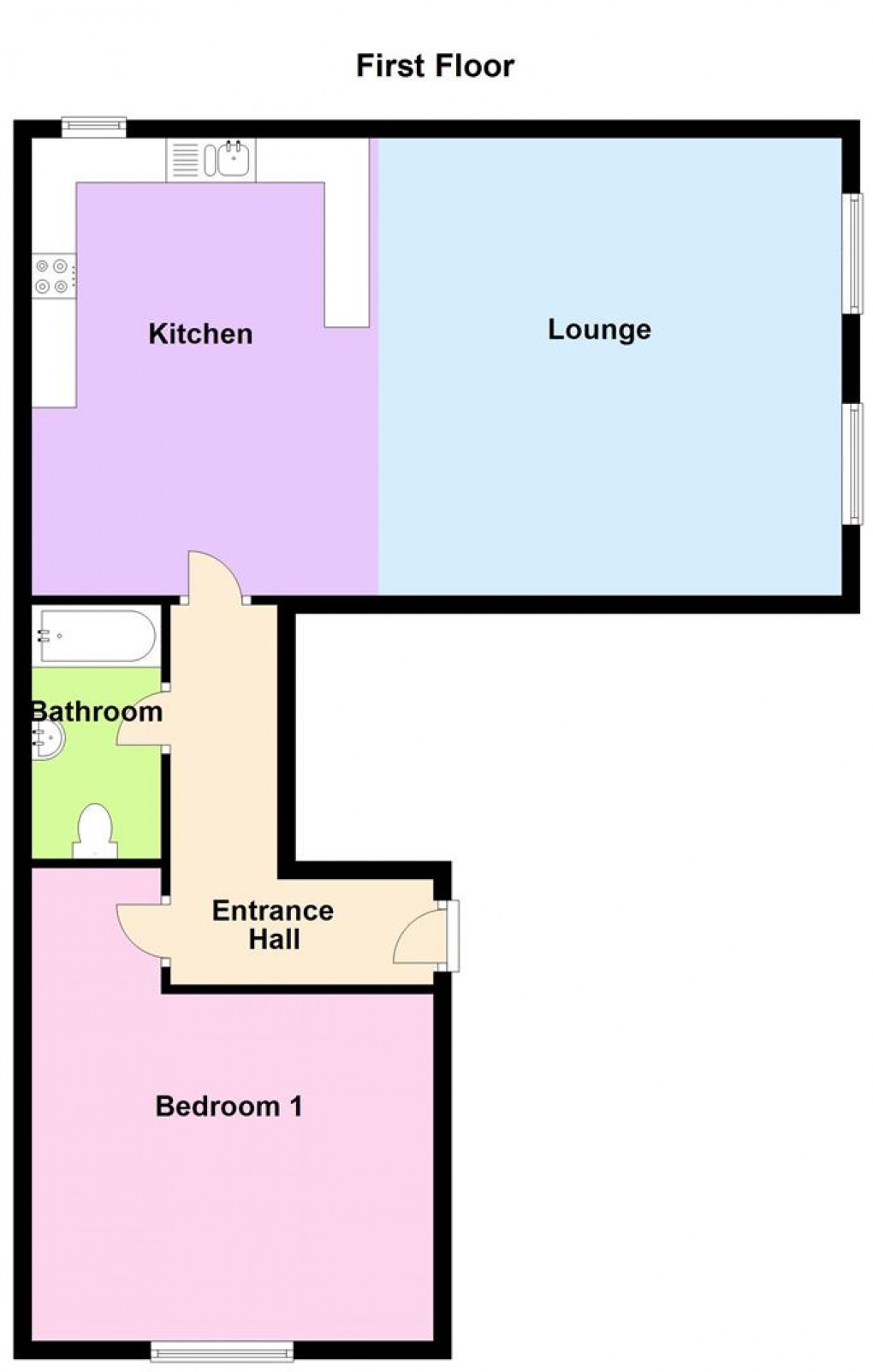 Floorplan for Corbar Road, Buxton