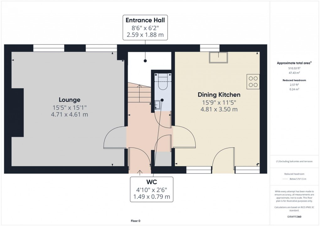 Floorplan for St. Johns Road, Buxton