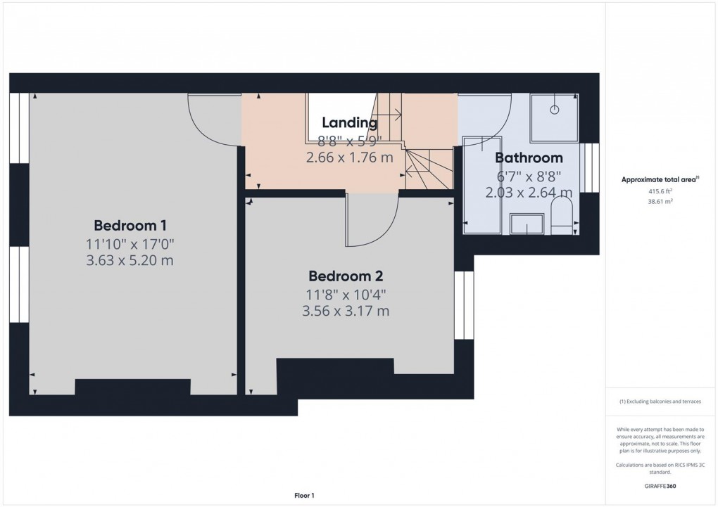 Floorplan for South Avenue, Buxton