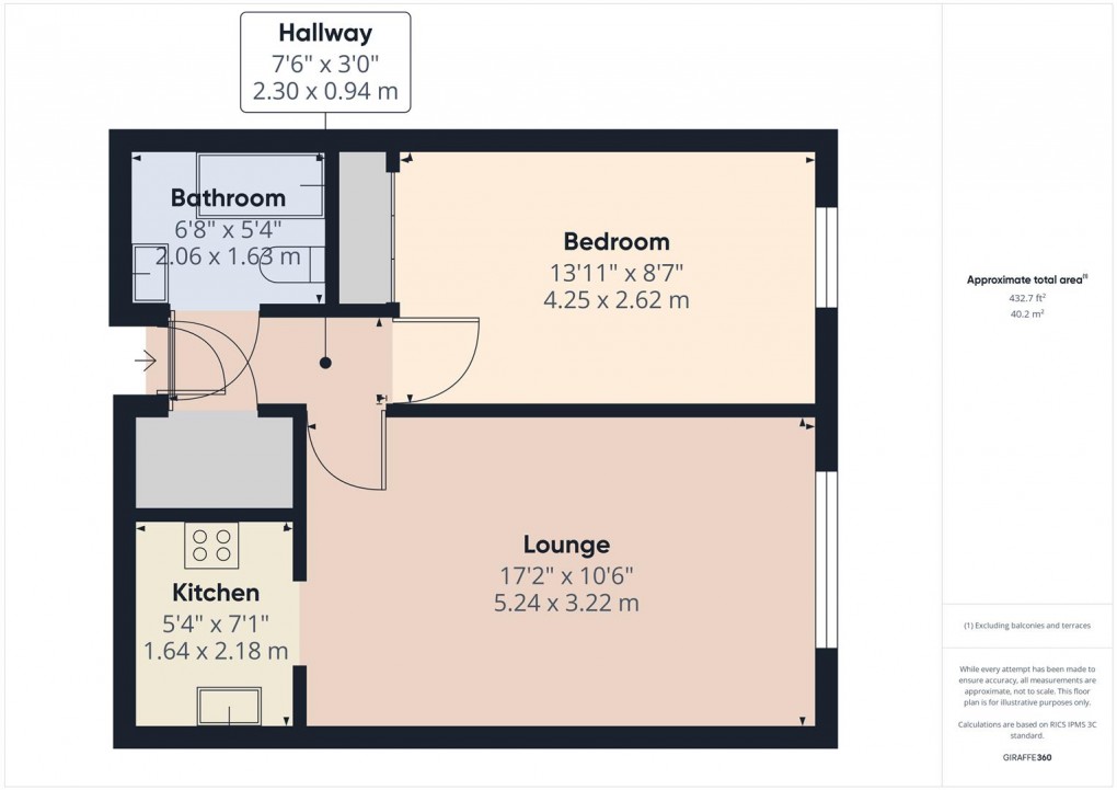 Floorplan for 169 Park Road, Buxton