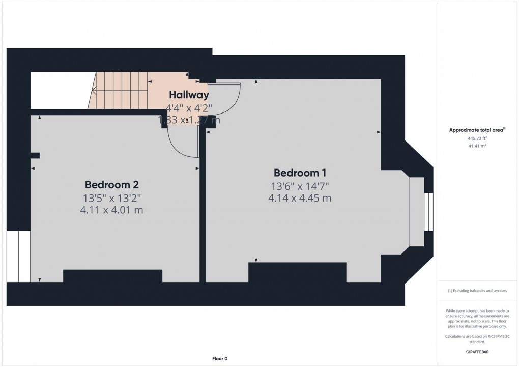 Floorplan for Belmont Terrace, Buxton