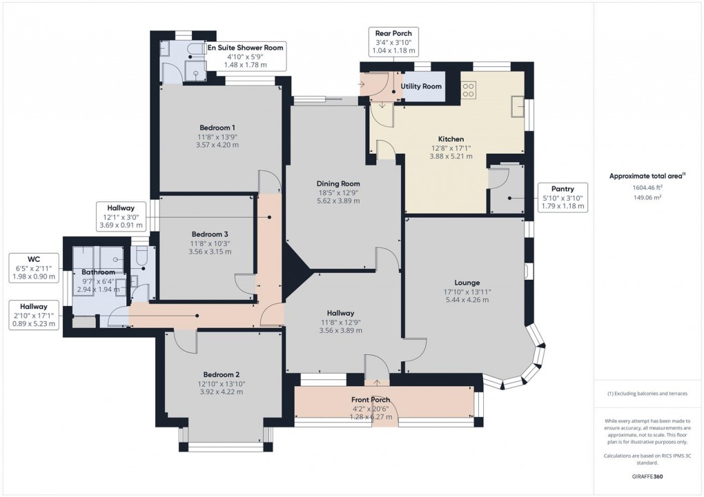 Floorplan for Lascelles Road, Buxton