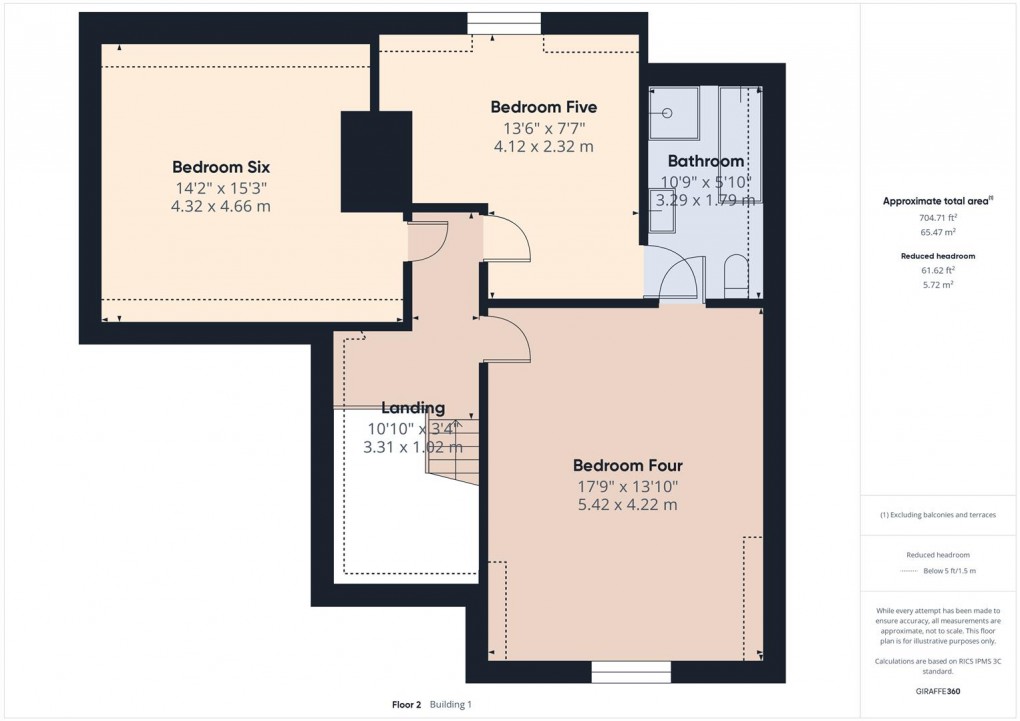 Floorplan for White Knowle Road, Buxton