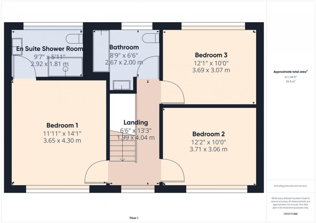 Floorplan for Alder Grove, Buxton